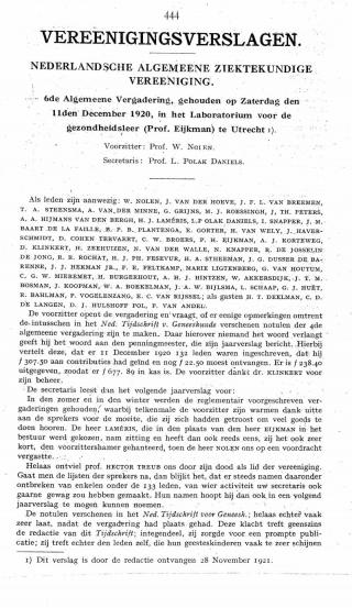 Eerste pagina van het artikel zoals het is gepubliceerd in het tijdschrift