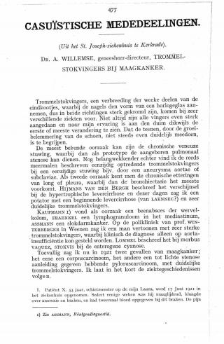 Eerste pagina van het artikel zoals het is gepubliceerd in het tijdschrift