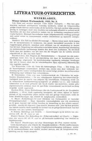 Eerste pagina van het artikel zoals het is gepubliceerd in het tijdschrift