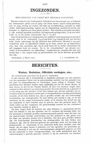 Eerste pagina van het artikel zoals het is gepubliceerd in het tijdschrift