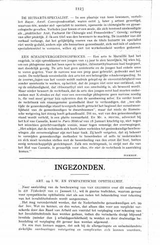 Eerste pagina van het artikel zoals het is gepubliceerd in het tijdschrift