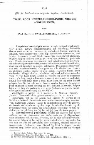 Eerste pagina van het artikel zoals het is gepubliceerd in het tijdschrift