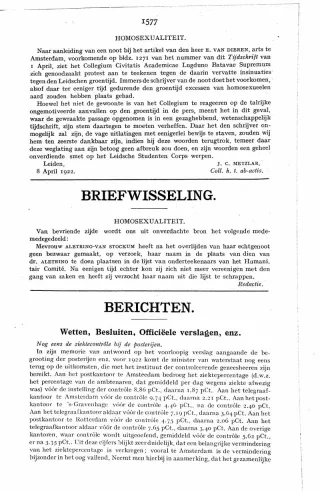 Eerste pagina van het artikel zoals het is gepubliceerd in het tijdschrift
