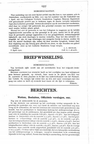 Eerste pagina van het artikel zoals het is gepubliceerd in het tijdschrift