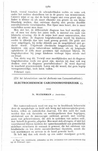 Eerste pagina van het artikel zoals het is gepubliceerd in het tijdschrift