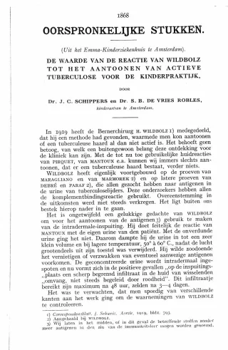Eerste pagina van het artikel zoals het is gepubliceerd in het tijdschrift