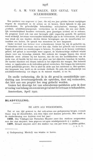 Eerste pagina van het artikel zoals het is gepubliceerd in het tijdschrift