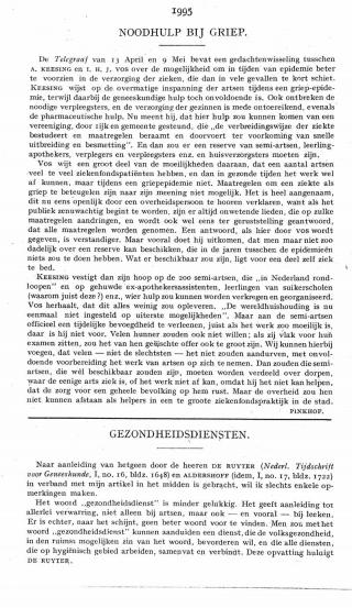 Eerste pagina van het artikel zoals het is gepubliceerd in het tijdschrift