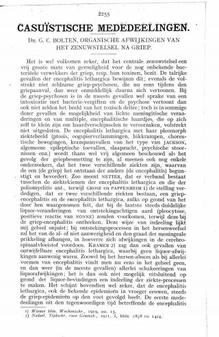 Eerste pagina van het artikel zoals het is gepubliceerd in het tijdschrift