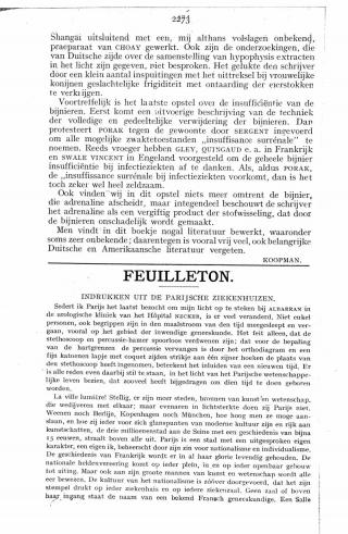 Eerste pagina van het artikel zoals het is gepubliceerd in het tijdschrift