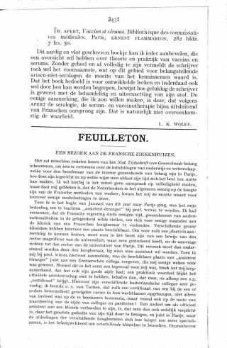 Eerste pagina van het artikel zoals het is gepubliceerd in het tijdschrift