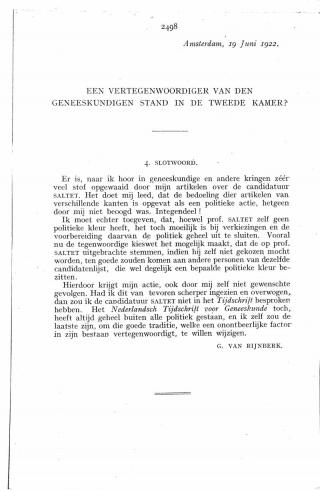 Eerste pagina van het artikel zoals het is gepubliceerd in het tijdschrift