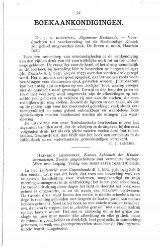 Eerste pagina van het artikel zoals het is gepubliceerd in het tijdschrift