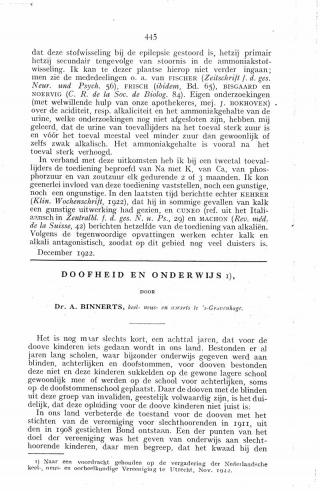 Eerste pagina van het artikel zoals het is gepubliceerd in het tijdschrift