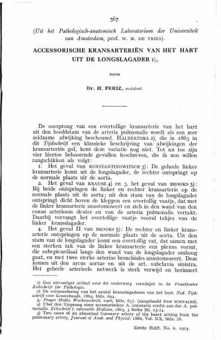 Eerste pagina van het artikel zoals het is gepubliceerd in het tijdschrift