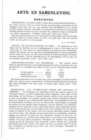 Eerste pagina van het artikel zoals het is gepubliceerd in het tijdschrift