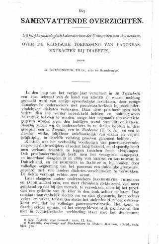 Eerste pagina van het artikel zoals het is gepubliceerd in het tijdschrift