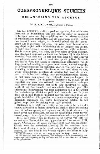 Eerste pagina van het artikel zoals het is gepubliceerd in het tijdschrift