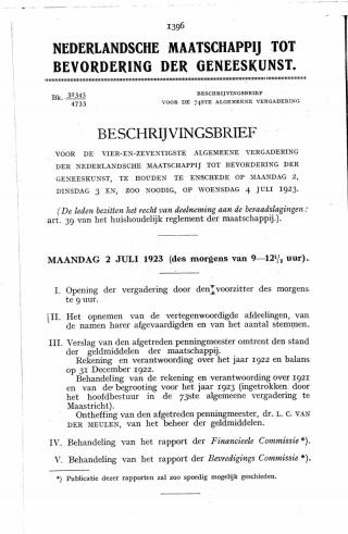 Eerste pagina van het artikel zoals het is gepubliceerd in het tijdschrift