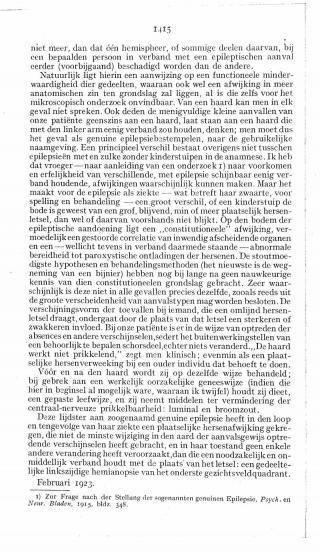Eerste pagina van het artikel zoals het is gepubliceerd in het tijdschrift