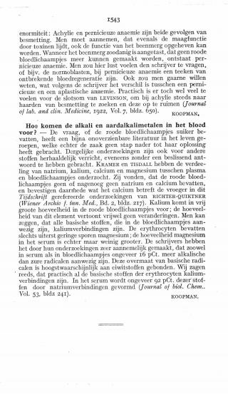 Eerste pagina van het artikel zoals het is gepubliceerd in het tijdschrift