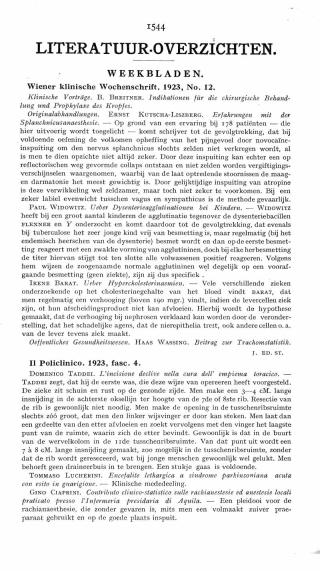 Eerste pagina van het artikel zoals het is gepubliceerd in het tijdschrift