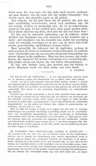 Eerste pagina van het artikel zoals het is gepubliceerd in het tijdschrift