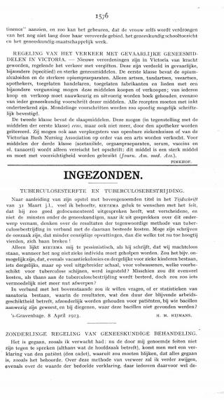 Eerste pagina van het artikel zoals het is gepubliceerd in het tijdschrift