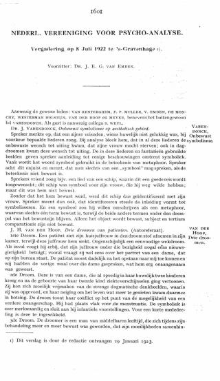 Eerste pagina van het artikel zoals het is gepubliceerd in het tijdschrift