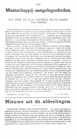 Eerste pagina van het artikel zoals het is gepubliceerd in het tijdschrift