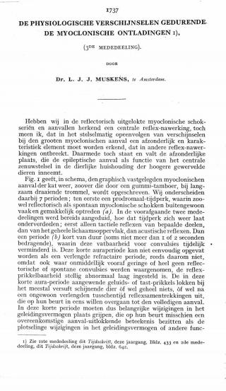 Eerste pagina van het artikel zoals het is gepubliceerd in het tijdschrift