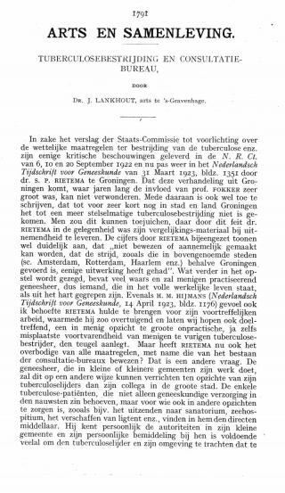 Eerste pagina van het artikel zoals het is gepubliceerd in het tijdschrift