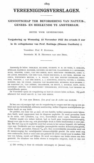 Eerste pagina van het artikel zoals het is gepubliceerd in het tijdschrift