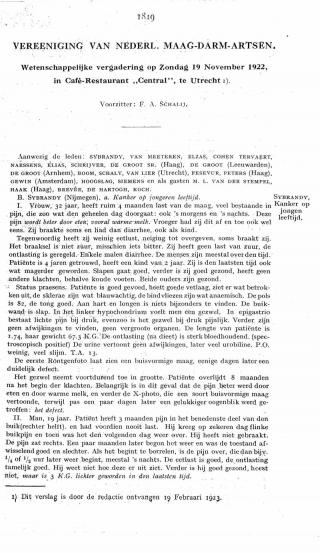 Eerste pagina van het artikel zoals het is gepubliceerd in het tijdschrift