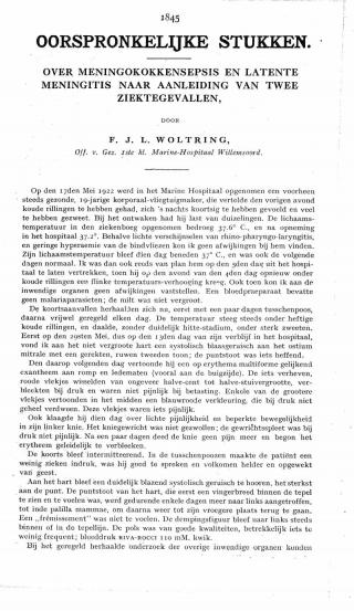 Eerste pagina van het artikel zoals het is gepubliceerd in het tijdschrift