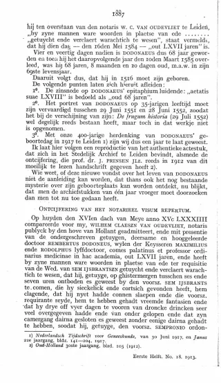 Eerste pagina van het artikel zoals het is gepubliceerd in het tijdschrift