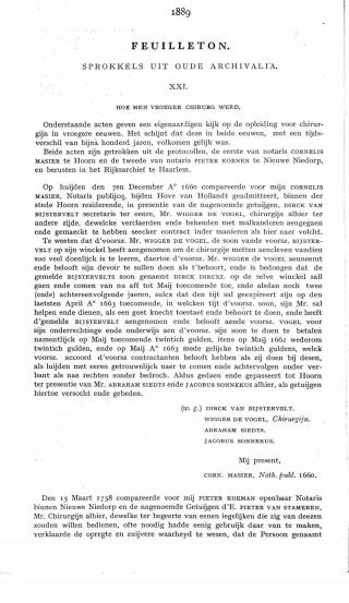 Eerste pagina van het artikel zoals het is gepubliceerd in het tijdschrift