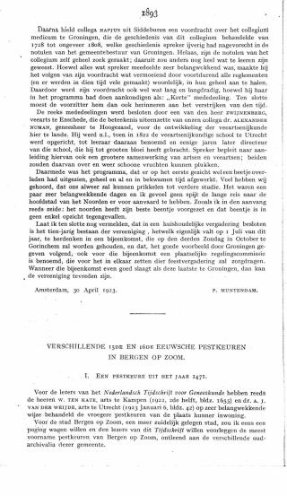 Eerste pagina van het artikel zoals het is gepubliceerd in het tijdschrift