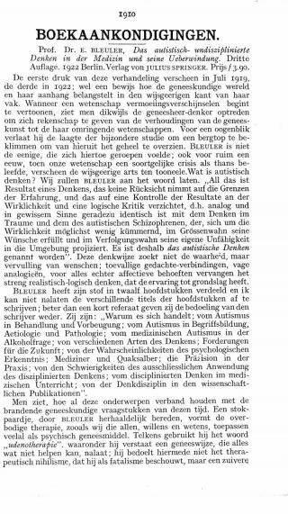 Eerste pagina van het artikel zoals het is gepubliceerd in het tijdschrift