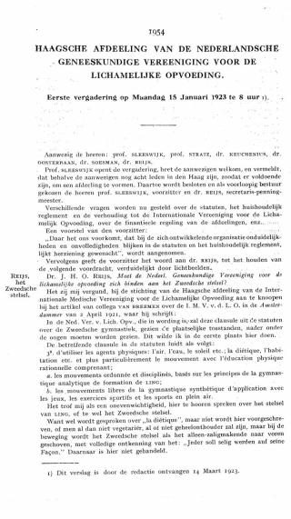 Eerste pagina van het artikel zoals het is gepubliceerd in het tijdschrift