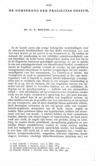 Eerste pagina van het artikel zoals het is gepubliceerd in het tijdschrift