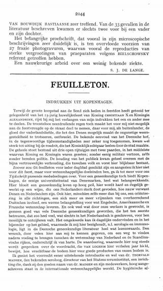 Eerste pagina van het artikel zoals het is gepubliceerd in het tijdschrift