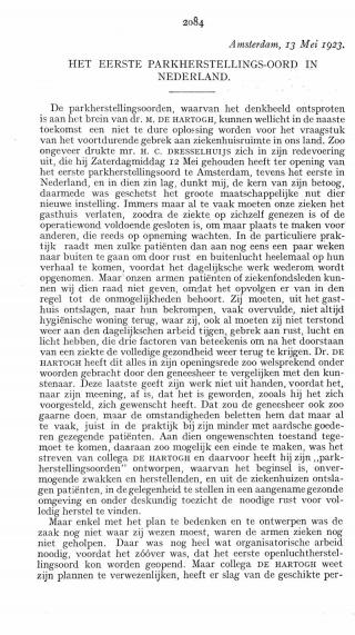 Eerste pagina van het artikel zoals het is gepubliceerd in het tijdschrift