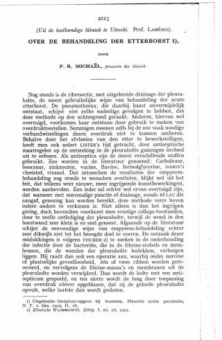 Eerste pagina van het artikel zoals het is gepubliceerd in het tijdschrift