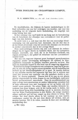 Eerste pagina van het artikel zoals het is gepubliceerd in het tijdschrift