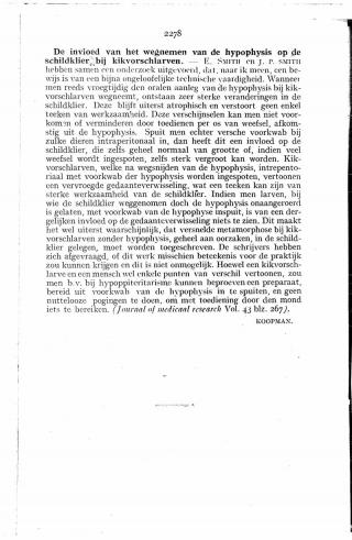 Eerste pagina van het artikel zoals het is gepubliceerd in het tijdschrift