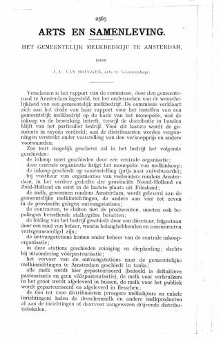 Eerste pagina van het artikel zoals het is gepubliceerd in het tijdschrift