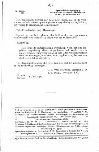 Eerste pagina van het artikel zoals het is gepubliceerd in het tijdschrift