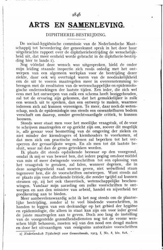 Eerste pagina van het artikel zoals het is gepubliceerd in het tijdschrift