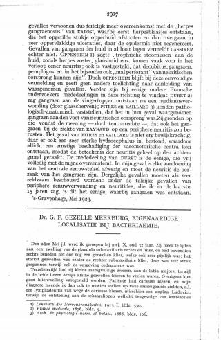 Eerste pagina van het artikel zoals het is gepubliceerd in het tijdschrift